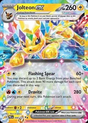 Jolteon ex (PRE 030/131)
