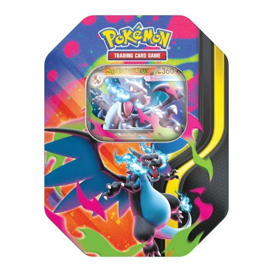 Mega Charizard ex Tin (X variant)