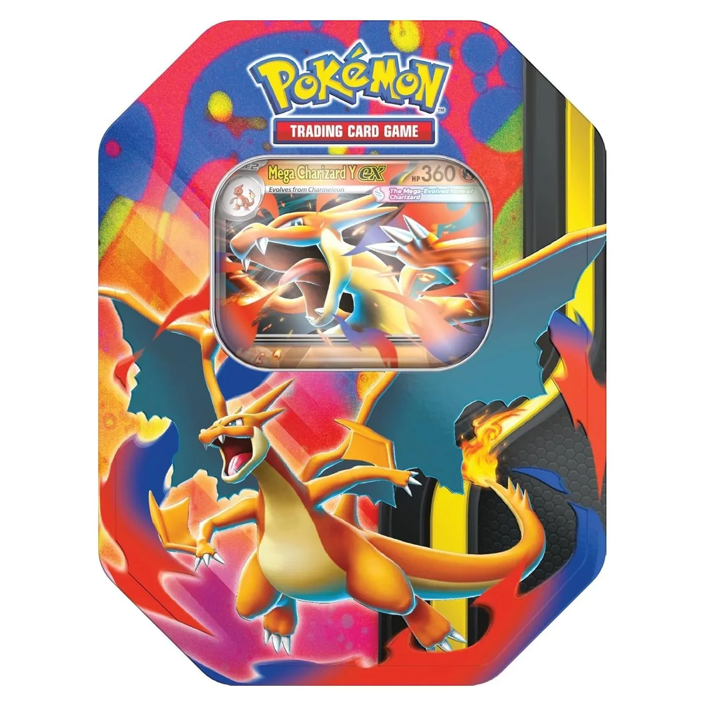 Mega Charizard ex Tin (Y variant)