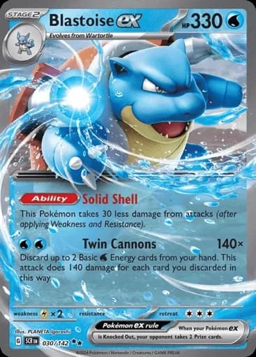 Blastoise ex (SCR 030/142)