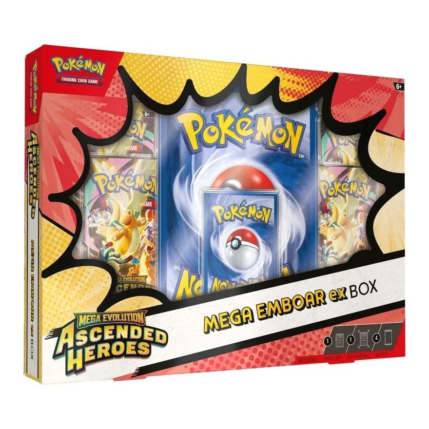 Mega Evolution Ascended Heroes Mega Emboar ex Box