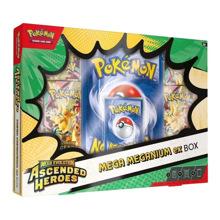 Mega Evolution Ascended Heroes Mega Meganium ex Box