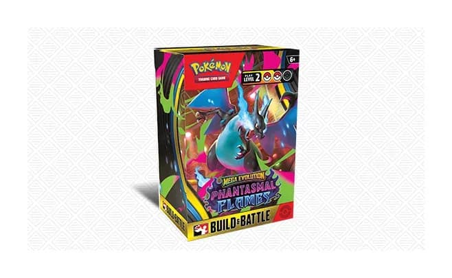 Mega Evolution Phantasmal Flames Build & Battle Box