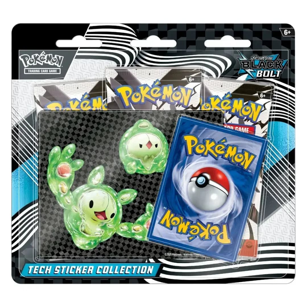 SV Black Bolt & White Flare Tech Sticker Collection